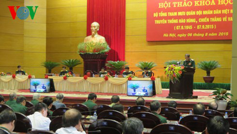 Exaltan papel y aportes del Estado Mayor General del Ejército vietnamita